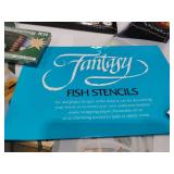 Stencils, Canvas, Fabric Markers, Paint Brushes and More