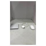 Apple external super drive, mouse and Apple Watch charger