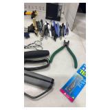 Fiskars scissors with sharpener and office supplies