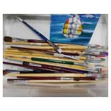 Paint Brushes and 12 Water Colors