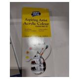 Water Colors and Acrylic Colors with Brush Set
