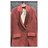 Chicos Paprika Tweed Blazer Cardigan and coordinated colored Chico Outfit in size 1 and 15 R
