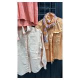 Chicos and Sonoma Tops with Scarves. Sizes 1 and 2