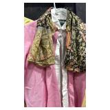 Chicos, Lauren and other Designers Collection of Tops with Scarves. Size L