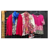 Chicos, Jones New York and more Tops in Pinks. Sizes M L
