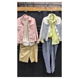 Chicos Outfits sizes 1 2 and pants 1.5 R and 12