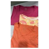 Chicos Tops L  and White Girlfriend Pants 10R