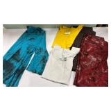 Two Chicos Tank Tops L, Two Pairs Pants 10R and One Long Sleeve L