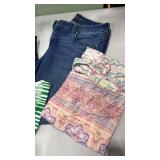 Chicos Jeans 10R and Chicos Tops M L