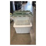 Two Storage Containers with lids