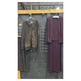 Chicos Dress Hoodie with Pants size L and Formal Dress with Removable Jacket Size 10