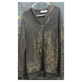 Chicos Dress Hoodie with Pants size L and Formal Dress with Removable Jacket Size 10