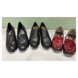 Clark, ECCO and Easy Spirit 6.5 ankle boots and loafers