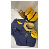 USNA Collection. Gear Jacket Small, Clock, Mug, Hat and Bag