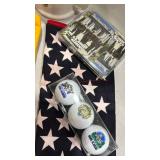 USNA Collection. T Shirt L, Clock, Beanie Bear, Umbrella, Golf Balls, Mug and more