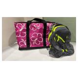 Large Pink Bag and Costco Backpack