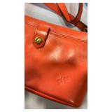 Coral and Black with Burgundy Purses