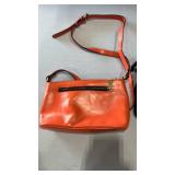 Coral and Black with Burgundy Purses