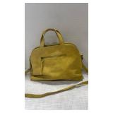 Leather Hobo Crossbody Purse and Cloth Crossbody Purse