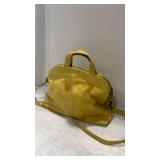 Leather Hobo Crossbody Purse and Cloth Crossbody Purse