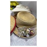 Fabric and Straw Hats