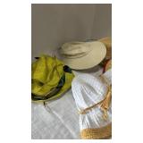 Fabric and Straw Hats