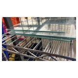 4 Glass Shelf Pieces 10 inches wide 30 inches long