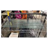 4 Glass Shelf Pieces 10 inches wide 30 inches long