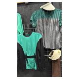 Callaway Golf Zipper Hoodie L, Jamie Sadock Top with Matching Jacket L, Two Visors and New Towel