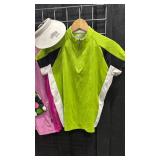 Greg Norman, Bermuda Sands Golf Jackets M L, Cutter Buck Top L, Two Visors and Purse