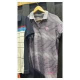 Nike, Sport Haley, Lady Divots L XL Golf Tops, Two Visors and Mulligan Towel