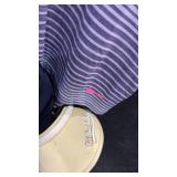 Nike, Sport Haley, Lady Divots L XL Golf Tops, Two Visors and Mulligan Towel