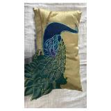 Elegant Peacock Decorative Throw Pillows