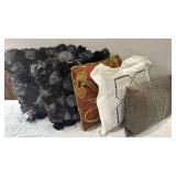Decorative Throw Pillows Qty 5