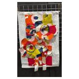 Handmade Floral Art Quilt Wall Hanging