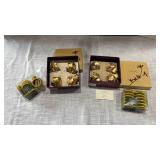 Gold Ginkgo Leaf Napkin Ring Collection