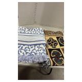 Pattern throw blankets