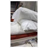Standard size pillows and full size blankets