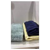 Bath towels, hand towels and bath mat