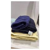 Bath towels, hand towels and bath mat