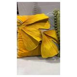Decorative Throw Pillows Set - Yellow & Sage Green