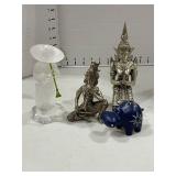 Hand crafted Kenyan Smolart hippo figurine and more