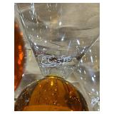 MCM martini glasses signed by E. Cointreau set of 6