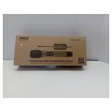 APPEARS NEW - PYLE Portable UHF Wireless Microphone System - Professional Battery Operated Handheld Dynamic Unidirectional Cordless Microphone Transmitter Set w/Adapter Receiver, for PA Karaoke DJ Par