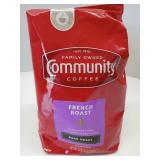FACTORY SEALED - Community Coffee French Roast Dark Ground Coffee 32oz