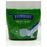 FACTORY SEALED - Medline FitRight OptiFit Adult Briefs Size L