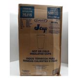 DART 20J16 3.7 Top and 2.4" Bottom Diameter, 6.1" Height, 20 Oz Big Drink Foam Cup (Case of 500), White