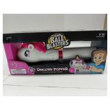 FACTORY SEALED - Critters Popz- Unicorn Ball Blaster Toy- Pump Action Air- Powered Launcher with Soft Foam Balls- Fun Indoor & Outdoor Shooting Game for Kids Ages 6+- Magical Unicorn Toy Blaster for B