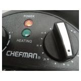 APPEARS NEW - Chefman 4.5 Liter Deep Fryer w/Basket Strainer, XL Jumbo Size, Adjustable Temperature & Timer, Perfect for Fried Chicken, Shrimp, French Fries, Chips & More, Removable Oil-Container, Sta