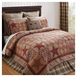 APPEARS NEW - VHC Brands Dawson Star 29397 Quilt, Luxury King